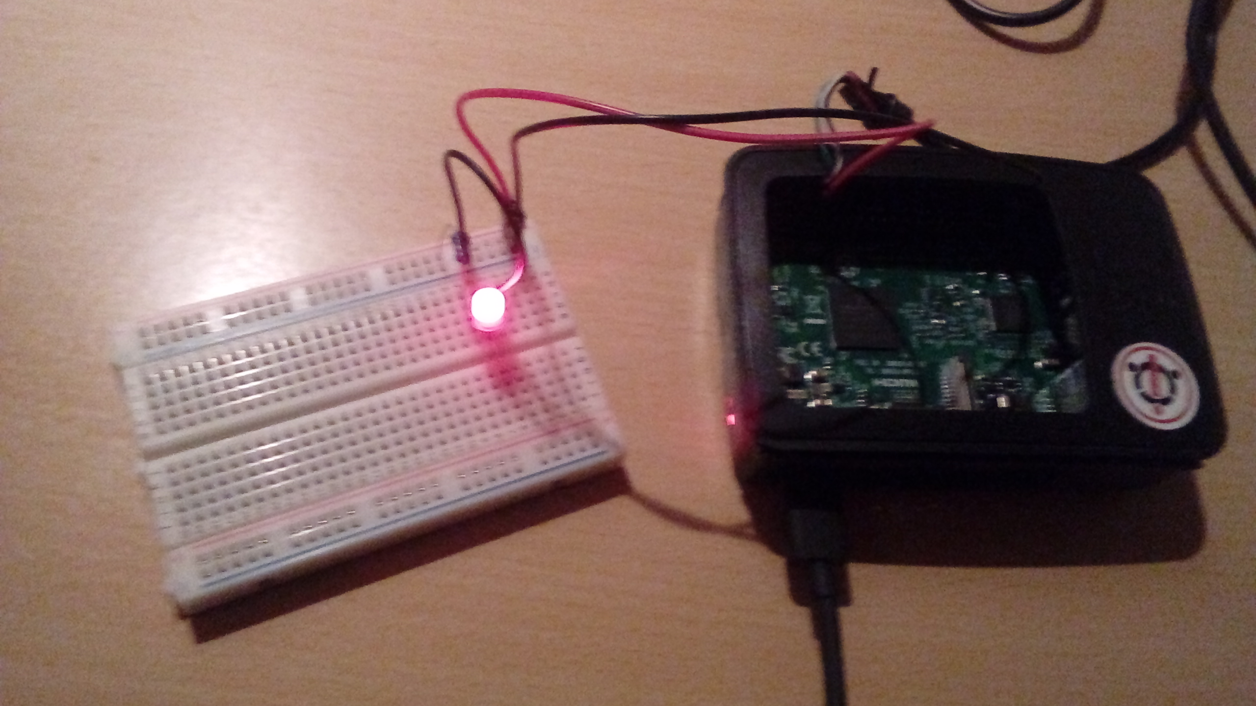 picture of the Raspberry Pi prototype